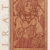 The Pirate Tarot card by Schiffer Publishing, Ltd. features a woman pirate captain with a coin and parrot by a treasure chest. Text: “Lady Captain - Coins: Indulgence, Pragmatism, Security.” A standout addition to any tarot deck.