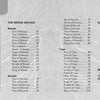 A contents page from Schiffer Publishing, Ltd.'s Dream Raven Tarot lists Major and Minor Arcana sections, card names for Wands, Swords, Cups, Pentacles, plus pages on reading tips, the conclusion, and author details.