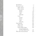 Table of contents for the Tarot of the Night companion guide by Schiffer Publishing, Ltd., listing sections and pages on Major Arcana, Minor Arcana, Court cards, unique spreads, and tarot reading techniques.