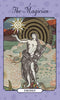 The Enchanted Love Tarot by Schiffer Publishing, Ltd. features The Magician card—depicting a robed figure with a sun and scepter, set amid abstract patterns. Its lavender starry border and ENERGY label make it a vivid deck addition.