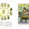 The Oracle of the Radiant Sun by Schiffer Publishing, Ltd. features a chart of tarot cards arranged in a wheel with months and zodiac signs, and an oracle card marked II Protection showing a woman, child, tiger, and crescent moon.