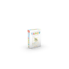 The Transparent Tarot (2nd Edition, Deck and Guidebook Box Set) by Schiffer Publishing, Ltd. stands upright on a white background with vibrant text and abstract line art—ideal for elevating your tarot readings.