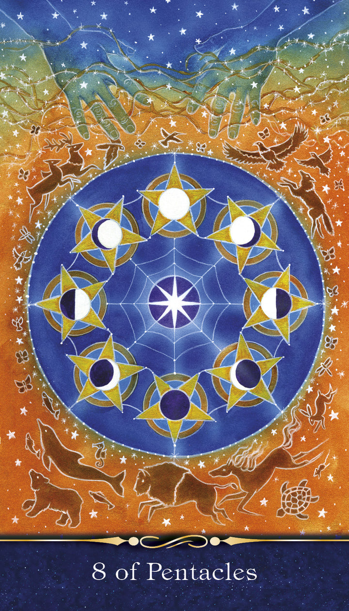 The Star Tarot - 8 of Pentacles