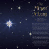 The Star Tarot by Schiffer Publishing, Ltd. features a vibrant night sky with bright stars and an intricate central star, symbolizing the cosmic journey of self-discovery described in the Minor Arcana’s exploration of everyday life.