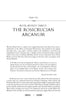A page from Rota Mundi Tarot by Schiffer Publishing, Ltd. features introductory text on the Rosicrucian Order, quotes, and explores links to Kabbalah Tarot and occult wisdom, adorned with ornate divider designs.