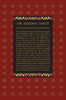 The Buddha Tarot by Schiffer Publishing, Ltd. features a red and black card that explores how the Major Arcana combines mandala imagery and Buddhist wisdom to inspire personal insight. Ornamental patterns frame the text.