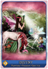 A magical scene inspired by Schiffer Publishing, Ltd.'s Magical Dimensions Oracle Cards and Activators shows pink-winged fairies and a red-maned unicorn guiding a girl amid glowing orbs. Text: DESTINY – Purpose • Passion • Service.