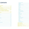 The Higher Self Oracle by Schiffer Publishing, Ltd. features a table of contents with blue section titles and yellow page numbers, covering acknowledgments, intro, spreads, techniques, card messages, conclusion, references, author & illustrator bios.