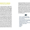 A book spread from Higher Self Oracle by Schiffer Publishing, Ltd. shows the left page titled "The Identity Crisis: Ego vs. Higher Self" with black and yellow text inspired by the oracle cards, while the right page holds more text and a blue poem, "There is always running in office.
