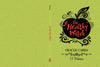 A green cover with swirling patterns and a black apple silhouette features “The Healthy Witch Oracle Cards” by TJ Perkins in red text. Published by Schiffer Publishing, Ltd.; the spine displays the title and author.