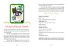 A two-page spread from The Healthy Witch Oracle Cards by Schiffer Publishing, Ltd. features the 18 Eyes/Pineal Gland card with illustrated eyes, pine cones, and herbs, plus text on eye health and magical associations.