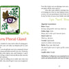 A two-page spread from The Healthy Witch Oracle Cards by Schiffer Publishing, Ltd. features the 18 Eyes/Pineal Gland card with illustrated eyes, pine cones, and herbs, plus text on eye health and magical associations.