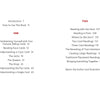 Table of contents for the Inner Eye Oracle by Schiffer Publishing, Ltd., with chapter titles and page numbers in black, section headings ONE and TWO in red, covering card divination, meanings, readings, illustrated deck, and author info.