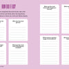A two-page How Did It Go? spread in Schiffer Publishing, Ltd.'s This or That - Game in a Book includes blank question boxes for reflecting on play, like “Who participated the most?” and “What were your favorite quizzes?”.