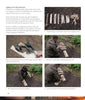 A step-by-step guide in Core Bushcraft by Schiffer Publishing, Ltd. teaches how to make feathersticks for firelighting—preparing wood, carving thin shavings, arranging them in a V-shape, and setting kindling for ignition.