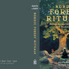 Book cover of "Nordic Forest Rituals Oracle Cards" by Schiffer Publishing, Ltd. Features two people under a glowing tree, evoking Nordic folklore and spirits. Subtitle: “Bringing Ancient Wisdom into Modern Life” by Reetta Ranta and Riikka Haro.
