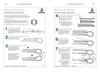 Two instruction pages from the "American Merchant Seaman's Manual, 8th Edition" by Schiffer Publishing, Ltd., show how to make an 8-strand eye splice with diagrams, labeled strands, and step-by-step instructions for merchant mariners.