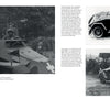 German Light Armored Cars of WWII by Schiffer Publishing, Ltd. features three black-and-white photos: soldiers in an armored car, a side view of a vehicle, and an Sd.Kfz. on railway tracks with soldiers nearby.