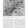A black-and-white map from Schiffer Publishing, Ltd.’s "Death from Above" depicts Army Air Corps maneuver stations and flight paths, including the 7th Bombardment Group, in the northeastern U.S. during May 1938 exercises, with text and caption below.