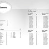 A black and white table of contents for "My First Tarot" by Schiffer Publishing, Ltd. lists sections like The Major Arcana and The Minor Arcana with chapter titles and page numbers in two columns on a light gray background.