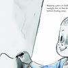 A child with short hair smiles as they draw, bringing Max's Box from Schiffer Publishing, Ltd. to life on the wall—a scene that sparks imagination and joy. Text is displayed in the upper right corner.