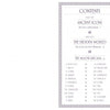 Table of contents page for The Byzantine Tarot by Schiffer Publishing, Ltd., listing sections—Ancient Icons, The Hidden World, The Major Arcana—with a numbered list of card names and their page numbers from this distinctive deck.