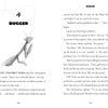 A book spread from "Something Is Bugging Samantha Hansen" by Schiffer Publishing, Ltd. shows chapter 4, BUGGED, with a praying mantis illustration and story text where Samantha and friends talk school life, bugs, and saving honey bees.