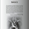 A page titled “Part Two: Magick” in Schiffer Publishing’s Werewolves features a lycanthropy quote and a black-and-white illustration of a menacing wolf-headed, muscular humanoid with claws, fangs, and a tattered loincloth.