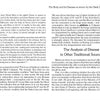 A scanned page from "Traditional Medical Astrology" by Schiffer Publishing, Ltd. covers medical astrology, planetary influences, and disease analysis, with headers like "The Body and Its Diseases" and natal chart references.