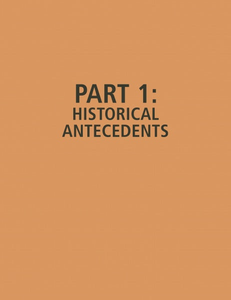 An orange background with black text in the center reads PART 1: HISTORICAL ANTECEDENTS, introducing The Model 1891 Carcano Rifle by Schiffer Publishing, Ltd. and its role as an iconic Italian service rifle.
