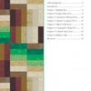 The table of contents in "From Ensign's Bars to Colonel's Stars" by Schiffer Publishing, Ltd. features a quilt-patterned left border and right-side chapter titles on quilting tips, military ranks, and military quilts with page numbers.
