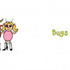 Three cartoon bugs in shoes—a cowboy, a pigtails-wearer, and a smiling friend—stand together. "Bugs in Shoes" by Schiffer Publishing, Ltd. appears in green text, making it a delightful rhyming book for children.