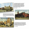 The "Greetings From St. Louis" postcard collage by Schiffer Publishing, Ltd. features four vintage images of historic hospitals like St. John’s, St. Anthony’s, and Barnes—timeless snapshots of St. Louis history with original captions and dates.