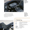 A page from "Harley-Davidson Legends" by Schiffer Publishing, Ltd. features the 1980 FLT Tour Glide with detailed close-ups of its dashboard, fuel tank, and seat, plus technical specs and descriptive insights.