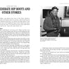 A black-and-white page from Soldiers At The Doorstep by Schiffer Publishing, Ltd. shows the chapter "Confederate Hip Boots and Other Stories" with an elderly man holding a gun by a fireplace, capturing life in Civil War Virginia.
