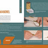 A magazine spread in Carving Marine Mammals with Power by Schiffer Publishing, Ltd. details making a tapered sanding mandrel with clear text, diagrams, and step-by-step photos—perfect for woodcarving or marine mammal carving projects using power tools.