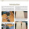 The image shows a page from Schiffer Publishing, Ltd.'s "Scroll Saw Pictures, 2nd Edition," featuring “Contents” and “Introduction” headings, woodworking tips, and photos—ideal inspiration for advanced scrollers seeking new scroll saw pattern ideas.