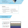 A quilting instruction page for From Ensign’s Bars to Colonel’s Stars by Schiffer Publishing, Ltd. gives fabric needs, step-by-step directions, a blue-gray-brown swatch, and a sample block—perfect inspiration for military or patriotic quilt patterns.