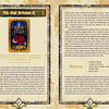 Two pages from Schiffer Publishing, Ltd.'s The Illuminati Tarot feature The High Priestess II: the left page presents an image, quote, and intro; the right provides an in-depth explanation based on Western mysticism and card meanings.