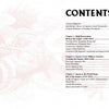 A two-page spread from "Japanese Military and Civilian Award Documents, 1868-1945" by Schiffer Publishing, Ltd. shows chapter titles, page numbers, a faint red dragon, and copyright information on Japanese Imperial award documents.