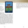 A card from The Empathic Oracle by Schiffer Publishing, Ltd. titled “25 Gates,” featuring a torii gate and mountains, appears on pages 82–83, with text on choices, self-expression, and the energy of choosing your path.