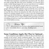 A page from "Twist Your Fate" by Schiffer Publishing, Ltd. features comfort and luck-themed text, a decorative star border, and a center box: "Listen Up! To get that lucky break, relax and let synchronicity twist your fate. Just that. Nothing more.
