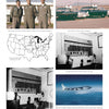 A collage of planes from the Cold War era, featuring highlights from the 307th Bomb Wing at Lincoln Air Force Base as seen in "Cold War Cornhuskers" by Schiffer Publishing, Ltd.