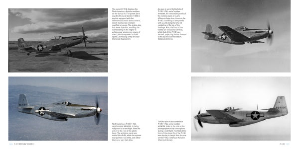 Showcasing iconic North American aircraft, "P-51 Mustang, Vol. 2" by Schiffer Publishing, Ltd. highlights the legendary WWII fighter in a stunning airplane collage.