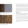 Two microscope images from "Sharpening Woodworking Tools" by Schiffer Publishing, Ltd. reveal steel microstructures—granular at 500 µm and banded at 1 mm. The text covers tool steels and sharpening methods for top woodworking performance.