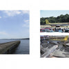 Jet City Rewind by Schiffer Publishing, Ltd. includes a two-page spread with six photos: an airplane wing above a city, lakeside pier, airshow classics, jets in formation, and close-ups of vintage Boeing planes, each with captions.