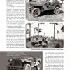 A page from "The Jeep: History of a World War II Legend" by Schiffer Publishing, Ltd. displays three black-and-white photos of Bantam and Ford WWII Jeep prototypes, plus text on their development, testing, and a jeep lifted by cables.