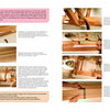 Laminated Wood Art Made Easy by Schiffer Publishing, Ltd. guides you with step-by-step photos and tips in colored boxes on a white background, showing hands using clamps to glue wood pieces and create symmetrical patterns.