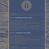 Celestial-themed table of contents for Claiming Your Power through Astrology by Schiffer Publishing, Ltd., with gold and blue accents. Chapters explore natal charts, cosmic cycles, moon nodes, intuition, relationships, and personal power. Circular symbol at top center.
