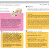 Emotional Explorers by Schiffer Publishing, Ltd. is a kids’ worksheet with two sections—The Snakes and Ladders of Emotional Diversity and A Garden in the Classroom—featuring objectives, activities, reflections, and whimsical illustrations for teachers.